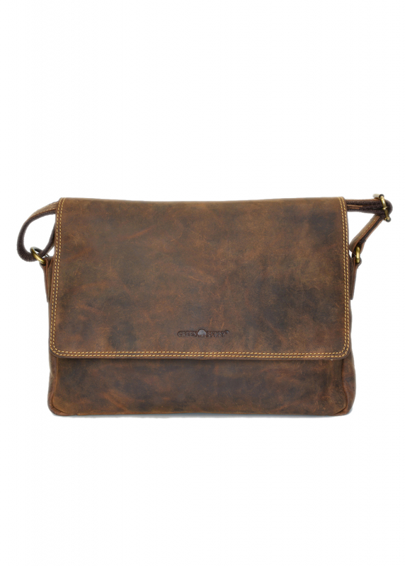 Vintage-Leder Umhängetasche, braun